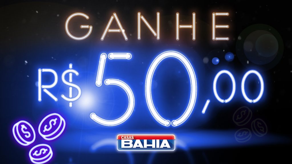 Casas Bahia presenteia clientes com R$ 50,00 2 01 1