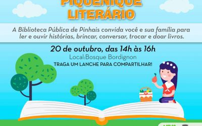 Neste sábado Pinhais realiza Piquenique Literário