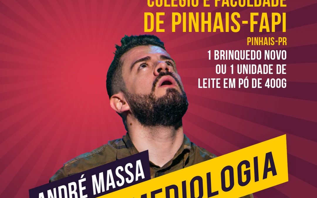 Pinhais recebe espetáculo de stand up Comediologia
