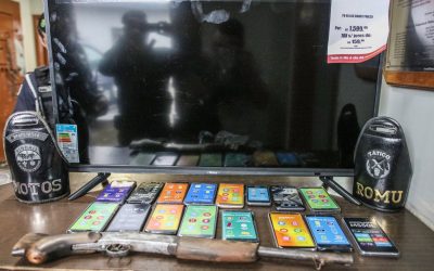 Guarda Municipal de Pinhais prende assaltantes e recupera equipamentos eletrônicos