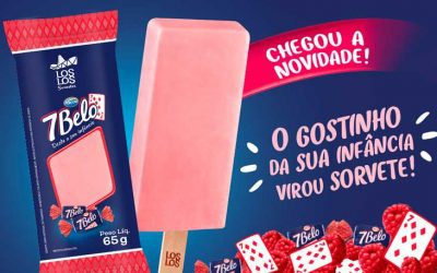 Bala 7 belo vira sorvete em Co-Branding inédito