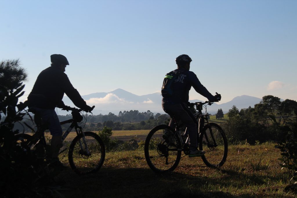 Pedalada Internacional na natureza