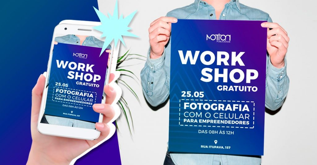 Workshop Gratuito para emprendedores | Fotografia com o celular 1 workshop fotografia celular