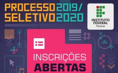 Instituto Federal do Paraná campus Pinhais abre inscrições para processo seletivo