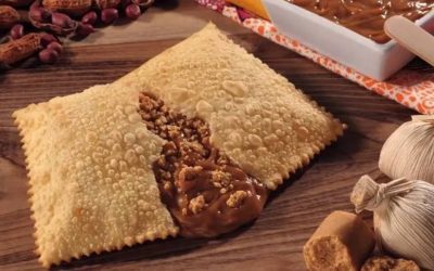 Paçoquita lança pastel de paçoca com doce de leite