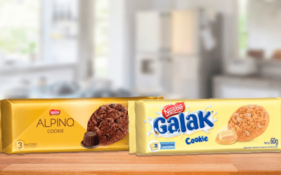 Nestlé lança cookies Galak e Alpino