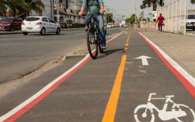 Pinhais conta com aproximadamente 30 km de pista para ciclistas