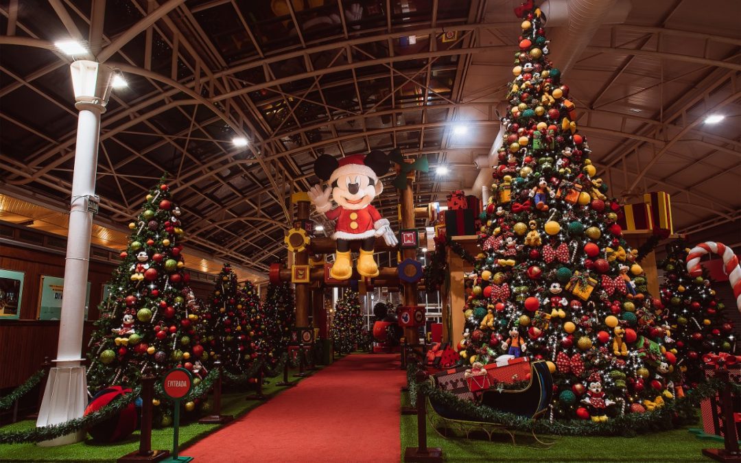 Shopping de Curitiba tem atividades de Natal inspiradas no universo mágico da Disney