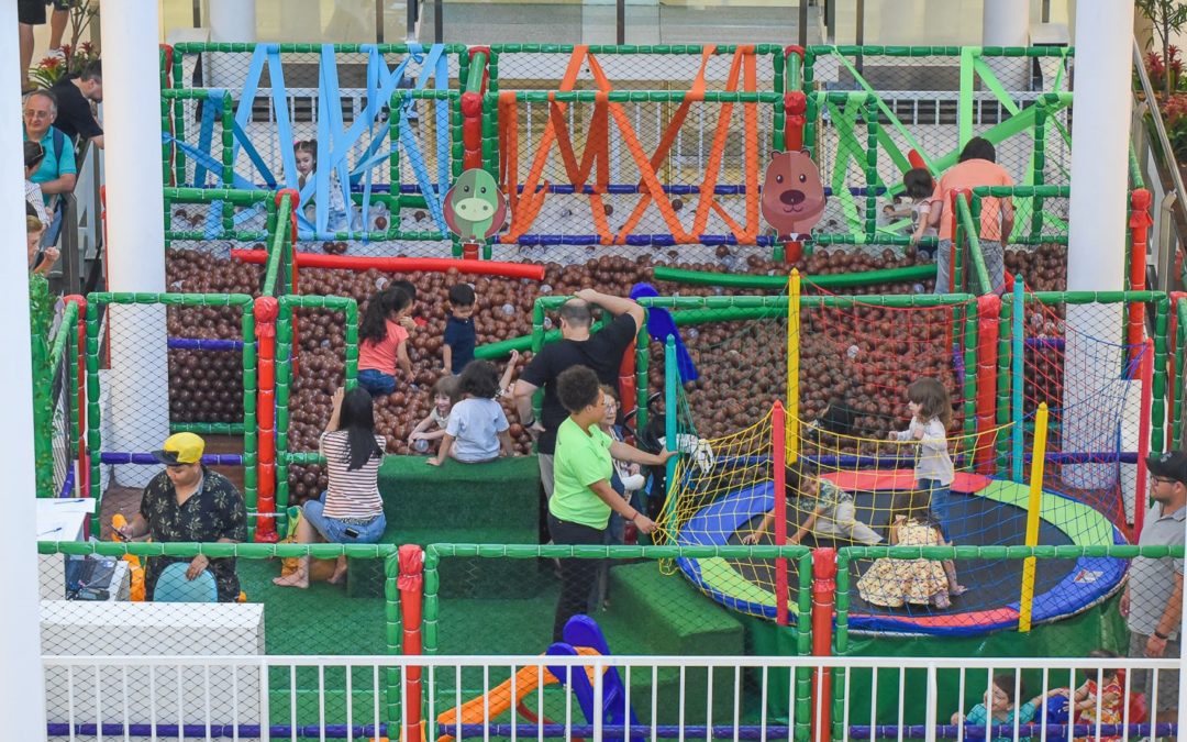 Floresta Divertida é a atração de férias do Shopping Curitiba