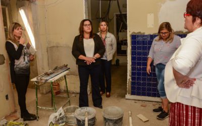 Rosa Maria visita obras da Educação e serviços da Assistência Social