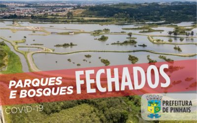 19 de Março de 2020 – Parques, bosques e praças de Pinhais estarão fechados a partir desta sexta-feira