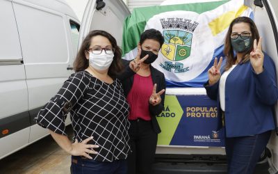 Pinhais recebe as primeiras doses da vacina contra a Covid-19