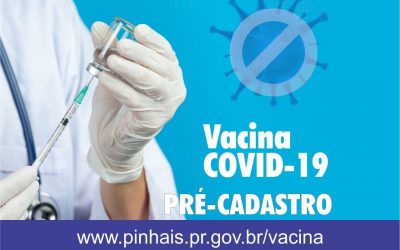 Pré-cadastro para vacinação da Covid-19 está disponível em Pinhais