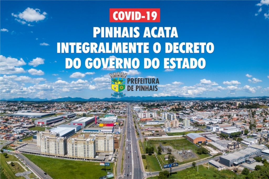 Fecha tudo a partir de amanhã em Pinhais, apenas serviços essenciais permanecem aberto 1 pinhais covid19