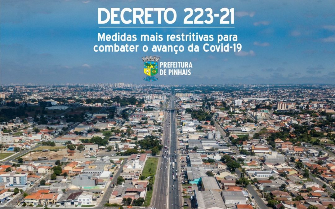 Novo decreto com medidas mais restritivas é publicado em Pinhais