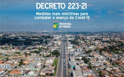 Novo decreto com medidas mais restritivas é publicado em Pinhais