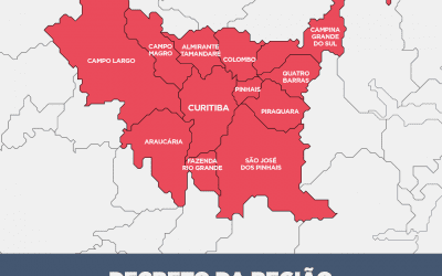 Decreto da Região Metropolitana de Curitiba é prorrogado até dia 5 de abril