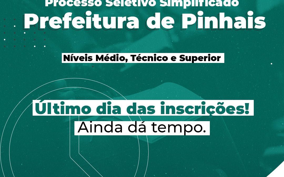 Último dia para se inscrever no PSS da Educação