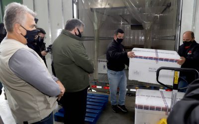 Paraná recebe 234 mil vacinas contra a Covid-19; doses da Pfizer vão para os 399 municípios