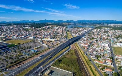 A cidade de Pinhais está em pleno desenvolvimento.