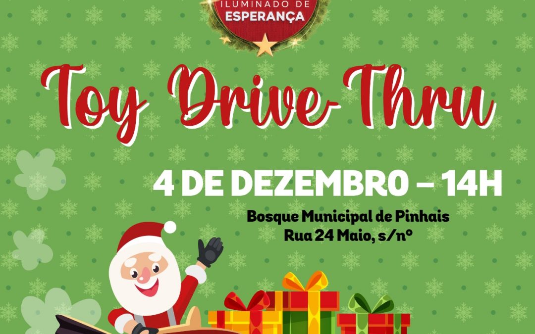 Neste sábado (4) tem drive-thru para arrecadar brinquedos em Pinhais