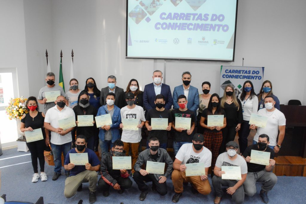 Parceria entre Prefeitura, Estado e Volkswagen formou mais 54 pessoas em Pinhais 1 pinhais wolkswagem