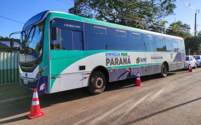 Piraquara receberá o Ônibus Emprega Mais Paraná nesta segunda e terça-feira