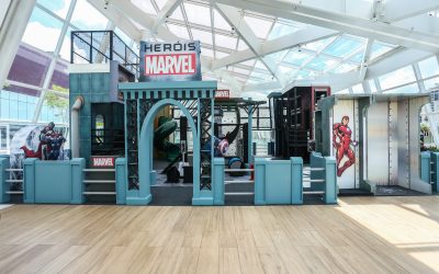Feriado com atividades infantis da Marvel no Pátio Batel