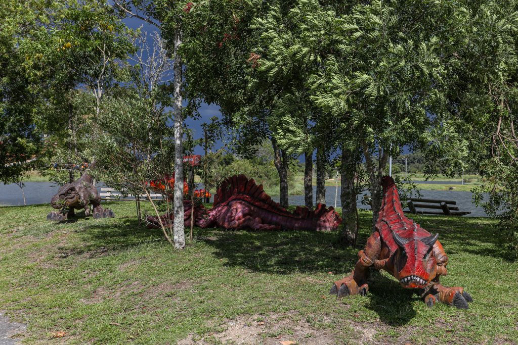 Pinhais 30 anos: em primeiro final de semana do Parque dos Dinossauros são registradas 12 mil visitações 1 parque dos dinossauros pinhais