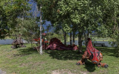 Pinhais 30 anos: em primeiro final de semana do Parque dos Dinossauros são registradas 12 mil visitações