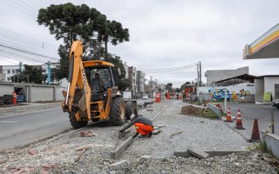 Seguem as obras de melhorias na Rua Rio Paraná