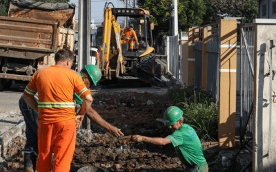 Seguem as obras de infraestrutura na Rua Terra Boa