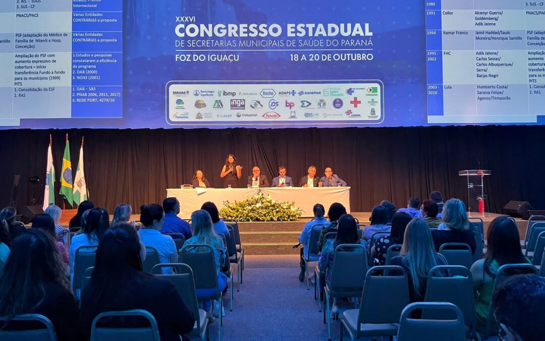 Pinhais apresenta experiências de sucesso no 36º Congresso Estadual de Secretarias de Saúde