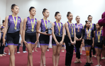 Atletas de Pinhais conquistam 1º lugar na Ginástica Rítmica dos Jogos da Juventude