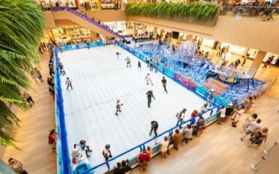 Jockey Plaza Shopping recebe a maior pista de gelo de Curitiba