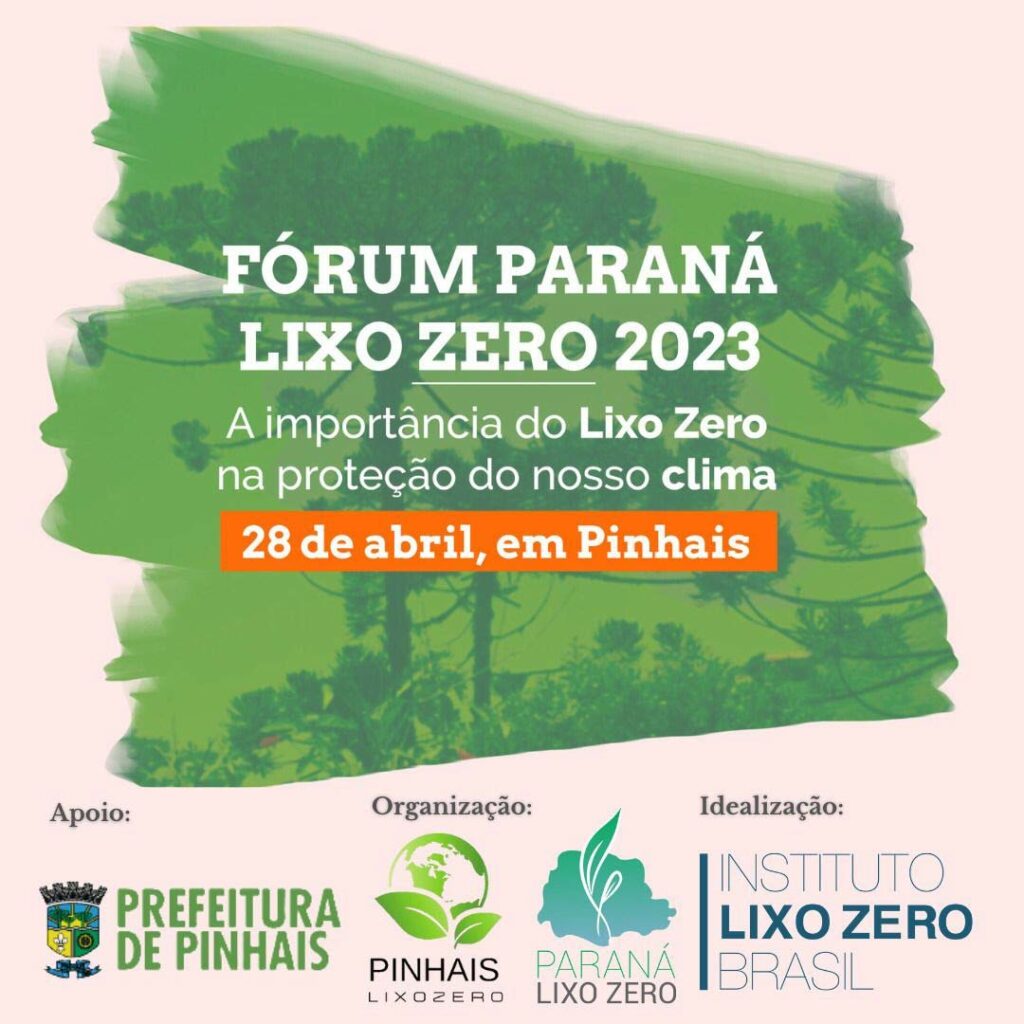 1º Fórum Paraná Lixo Zero 2023 está com as inscrições abertas 1 1o Forum Parana Lixo Zero 2023 esta com as inscricoes abertas