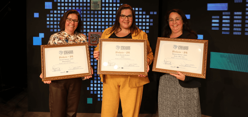 Pinhais é a grande vencedora no prêmio Band Cidades Excelentes Paraná