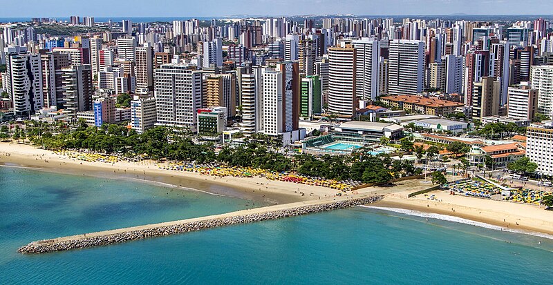 20 Destinos para o Nordeste saindo de Curitiba: Previsões de Valores e Principais Pontos Turísticos 2 Ficheiro:Fortaleza, Brazil (4) (cropped).jpg
