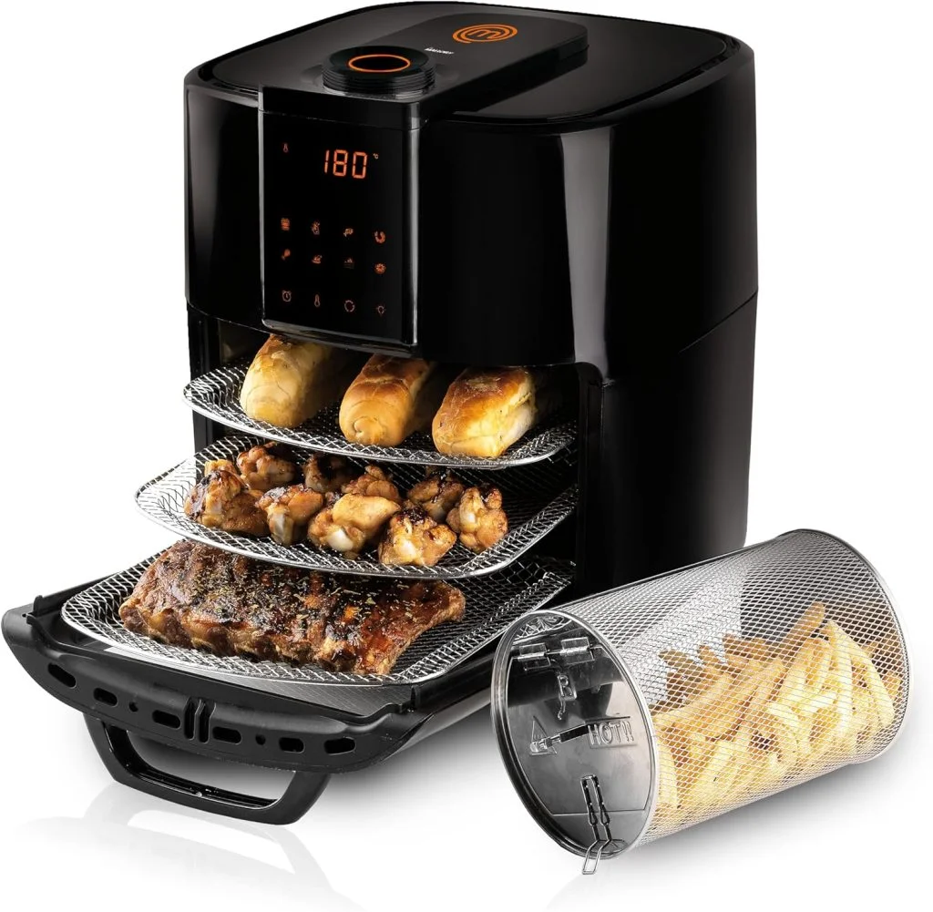 As Melhores Air Fryer Forno Oven de 2024: Guia de Compra 6 Fritadeira Eletrica Masterchef Oven By Mallory 12 Litros Com 1700W Paneil LED Multi Funcao Air Fryer Forno e Desidratador – 127V