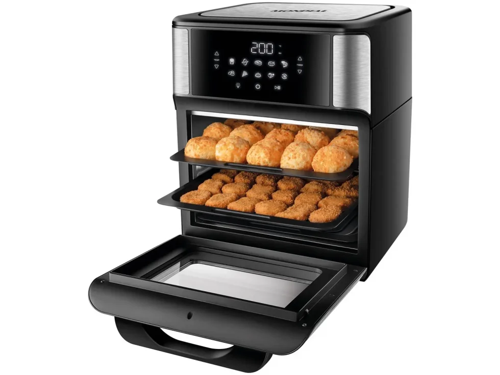 As Melhores Air Fryer Forno Oven de 2024: Guia de Compra 1 Fritadeira Eletrica sem Oleo Air Fryer Mondial Forno Oven AFON 12L BI Preta 12L 980x735 1