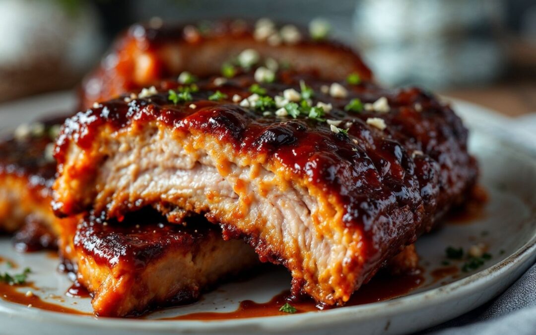 A costelinha barbecue perfeita (feita no forno!) que desmancha na boca