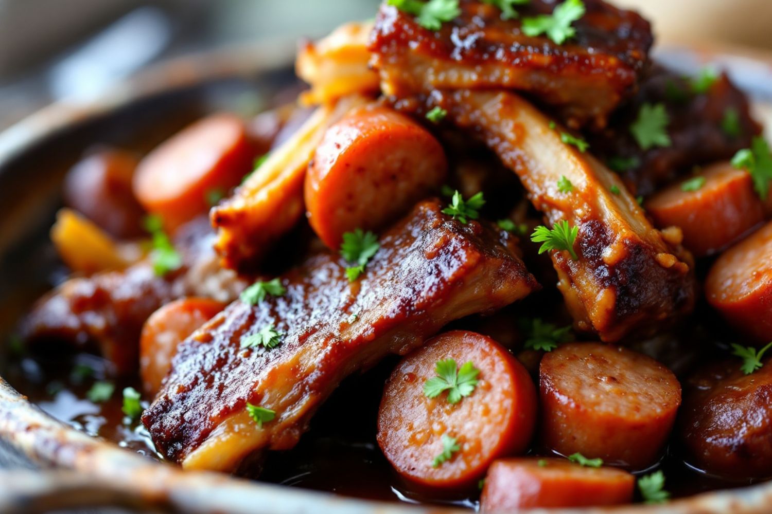 Costela na panela de pressão desmanchando Sabor e facilidade para a sua refeição!