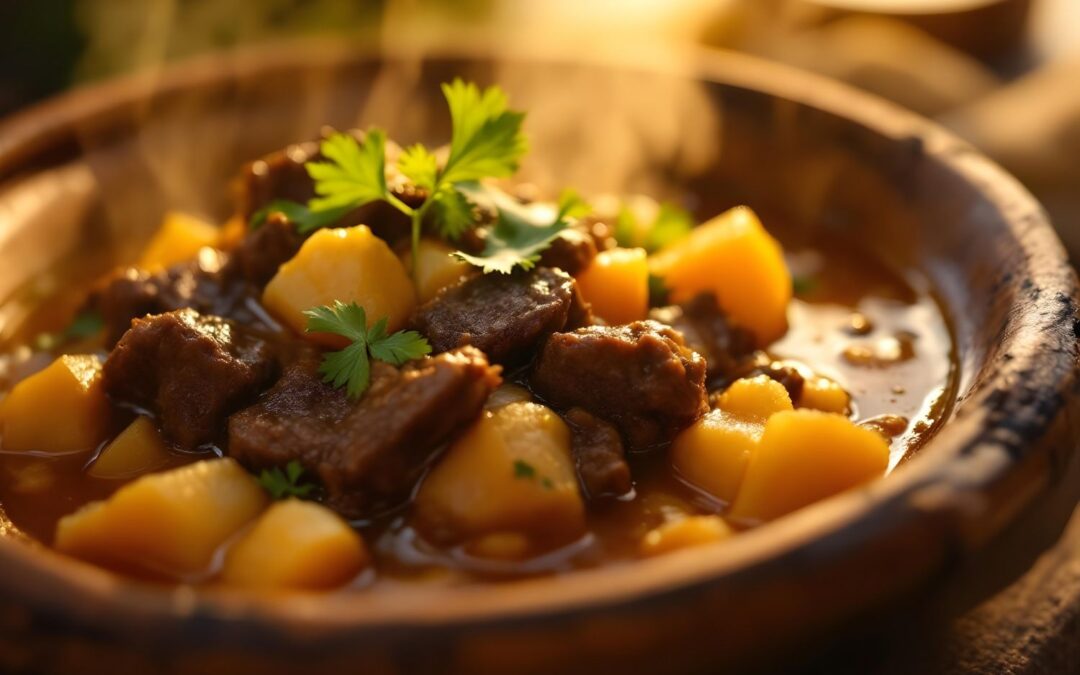 Vaca Atolada: Receita de carne de panela com mandioca