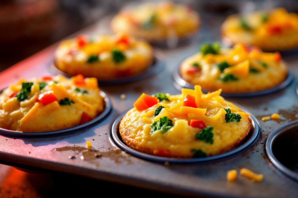 Muffins de Ovo: Praticidade Assada