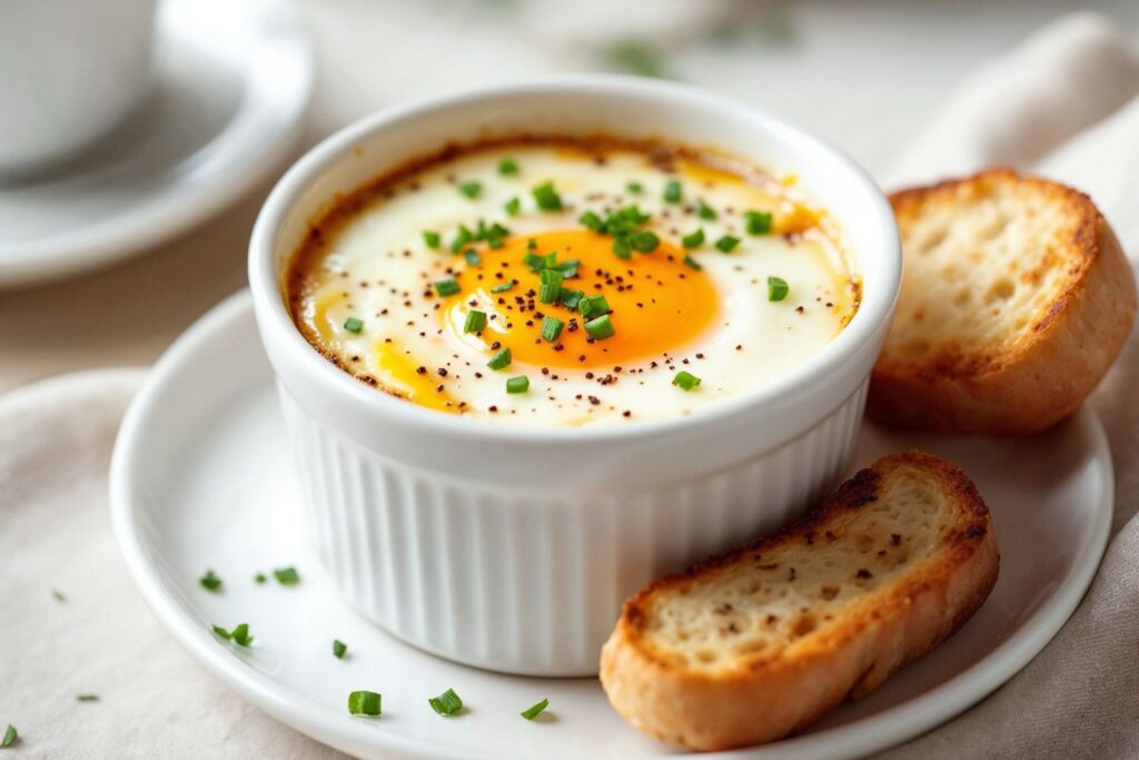 1. Ovos Cocotte: Elegância Rápida no Forno