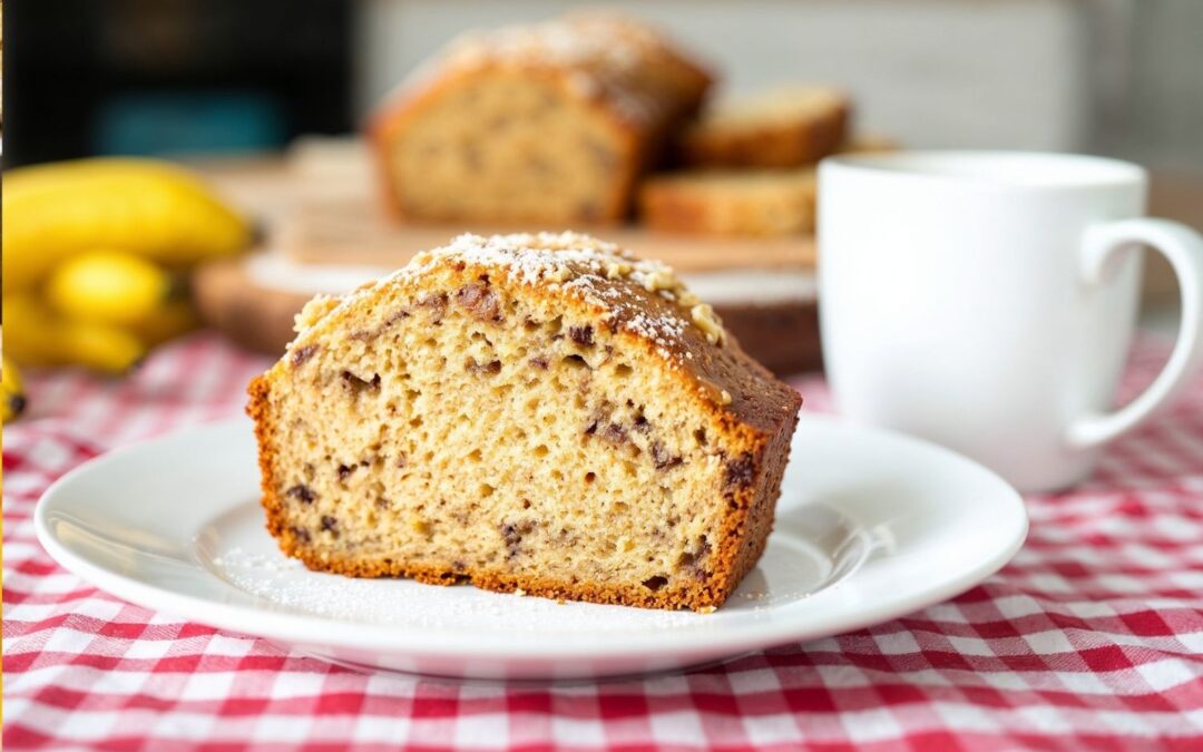 Receita de Bolo de Banana Perfeito. Fácil de fazer