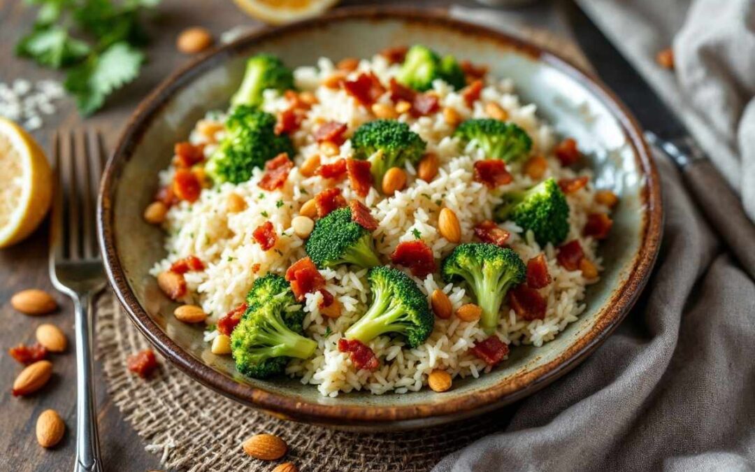 Arroz de páscoa com brócolis: O segredo para deixá-lo soltinho, colorido e irresistível