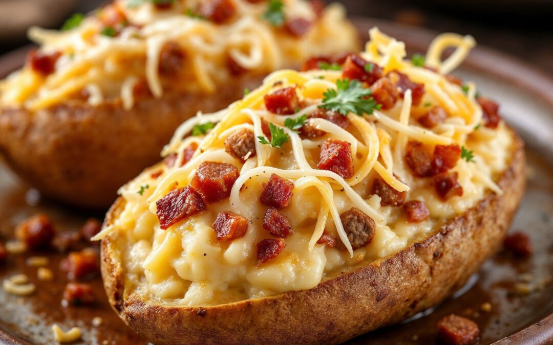 Batata recheada com calabresa e bacon: receita fácil, cremosa e irresistível