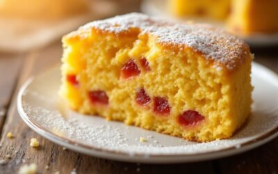 Bolo de fubá com goiabada fofinho: O clássico da vovó que derrete na boca!