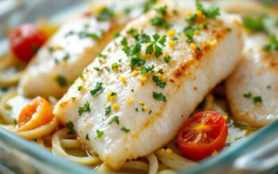 Filé de peixe ao forno em minutos: Receita perfumada e fácil para a Páscoa